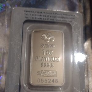 PAMP Suisse 1oz Platinum Plated Bar